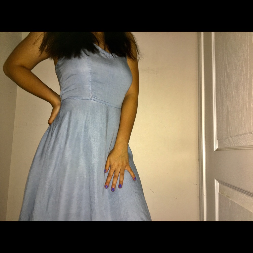 A denim dress